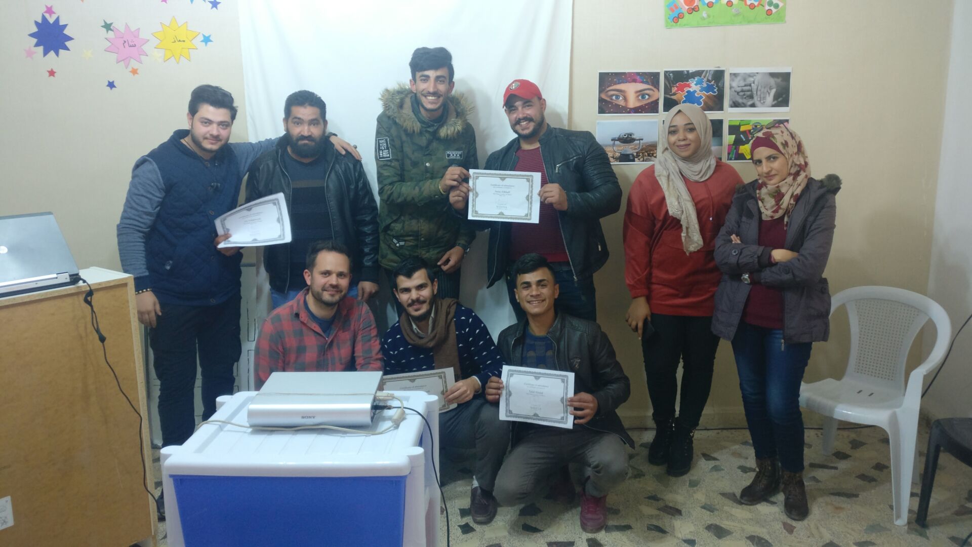 Lernzentrum für syrische Flüchtlinge in Jordanien